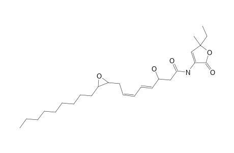 (4E,6Z)-N-(5-ethyl-2-keto-5-methyl-3-furyl)-3-hydroxy-8-(3-nonyloxiran-2-yl)octa-4,6-dienamide