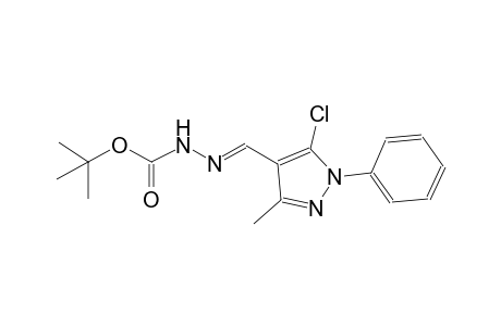 tert-butyl (2E)-2-[(5-chloro-3-methyl-1-phenyl-1H-pyrazol-4-yl)methylene]hydrazinecarboxylate