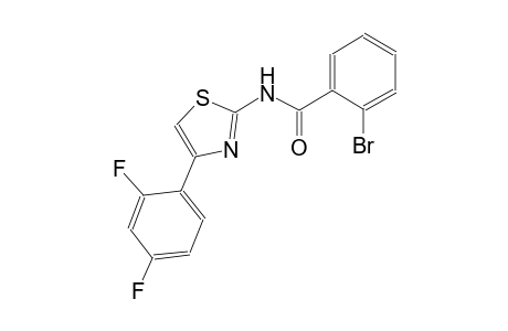 2-bromo-N-[4-(2,4-difluorophenyl)-1,3-thiazol-2-yl]benzamide