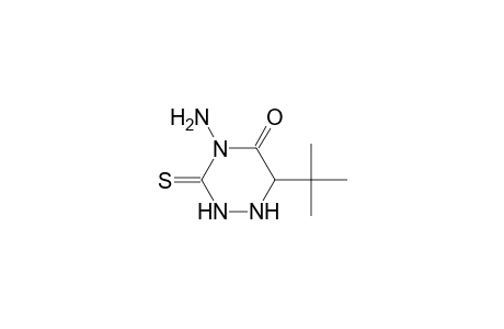 4-Amino-6-tert-butyl-3-sulfanylidene-1,2,4-triazinan-5-one