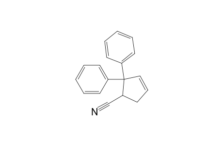 4-Cyano-3,3-diphenylcyclopentene