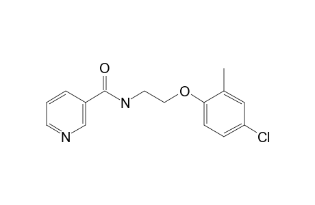 Nicotinamide, N-[2-(4-chloro-2-methylphenoxy)ethyl]-