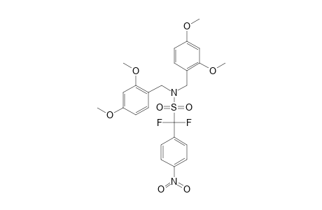 N,N-BIS-(2,4-DIMETHOXYBENZYL)-1,1-DIFLUORO-1-(4-NITROPHENYL)-METHANESULFONAMIDE