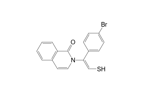 2-[.alpha.-(p-bromophenyl)-.beta.-mercaptoethenyl]isoquinolin-1-(2H)-one