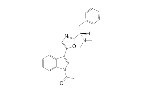 3-{2'-(1"-Dimethylamino-2"-phenyl)ethyl]-1',3'-oxazol-2'-yl}-1-acetylindole