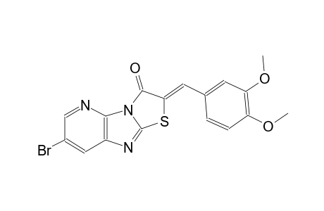 thiazolo[2',3':2,3]imidazo[4,5-b]pyridin-3(2H)-one, 7-bromo-2-[(3,4-dimethoxyphenyl)methylene]-, (2Z)-