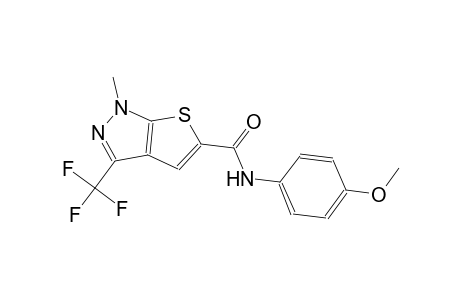 1H-thieno[2,3-c]pyrazole-5-carboxamide, N-(4-methoxyphenyl)-1-methyl-3-(trifluoromethyl)-