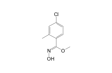 Methyl (Z)-O-methyl-p-chlorobenzohydroximate