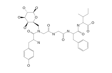 L-TYROSYL-N-(6-DEOXY-BETA-D-GALACTOS-6-YL)-GLYCYLGLYCYL-L-PHENYLALANYL-L-LEUCINE