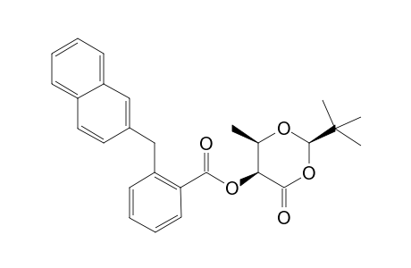 (1'R,2R,5S,6R)-5-[1'-(Naphth-2"-yl)methyl-1'-benzoyloxy]-2-(t-butyl)-6-methyl-1,3-dioxan-4-one