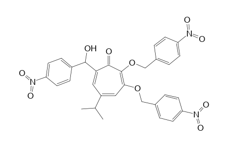 7-(.alpha-Hydroxy-4-nitrobenzyl)-5-isopropyl-2,3-bis(4-nitrobenzyloxy)tropone isomer