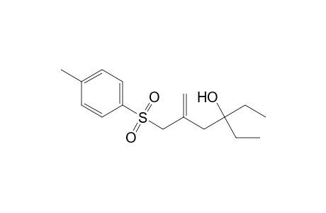 3-Ethyl-5-(p-tolylsulfonylmethyl)hex-5-en-3-ol