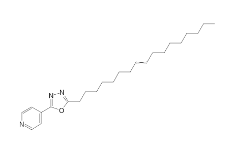 2-Heptadec-8-enyl-5-(4-pyridyl)-1,3,4-oxadiazole