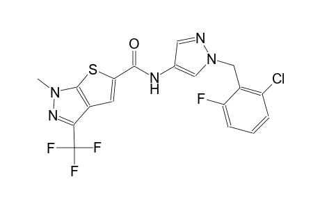1H-thieno[2,3-c]pyrazole-5-carboxamide, N-[1-[(2-chloro-6-fluorophenyl)methyl]-1H-pyrazol-4-yl]-1-methyl-3-(trifluoromethyl)-