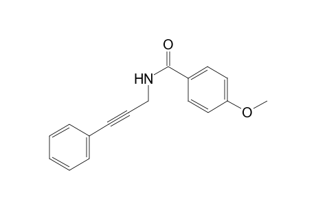 4-Methoxy-N-(3-phenylprop-2-ynyl)benzamide