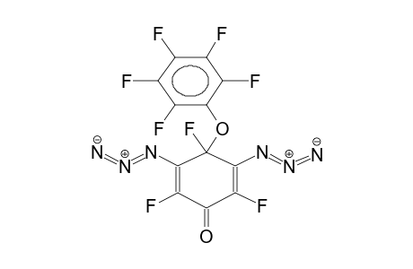 2,4,6-TRIFLUORO-4-PENTAFLUOROPHENOXY-3,5-DIAZIDO-2,5-CYCLOHEXADIEN-1-ONE