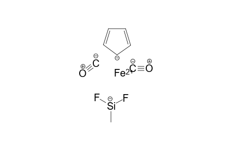 Dicarbonyl(pi-cyclopentadienyl)(difluoromethylsilyl)iron(II)