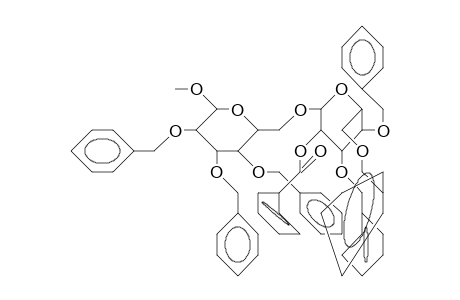 Methyl-2,3,4-tri-O-benzyl-6-O-(2-O-benzoyl-3,4,6-tri-O-benzyl.alpha.-D-mannopyranosyl.alpha.-D-mannopyranoside