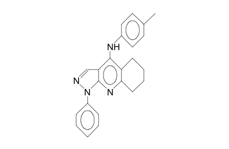 1-Phenyl-4-(4-tolyl)-5,6,7,8-tetrahydro-1H-pyrazolo(3,4-B)quinoline