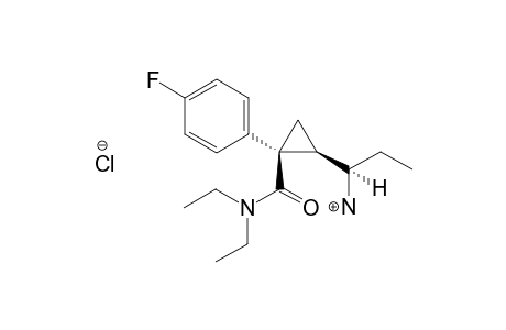 (1S,2R)-1-(4-FLUOROPHENYL)-2-[(S)-1-AMINOPROPYL]-N,N-DIETHYLCYCLOPROPANECARBOXAMIDE-HYDROCHLORIDE