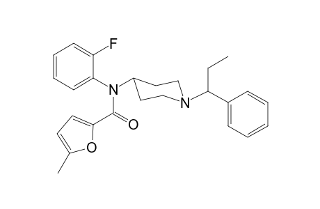 N-2-Fluorophenyl-5-methyl-N-[1-(1-phenylpropyl)piperidin-4-yl]furan-2-carboxamide