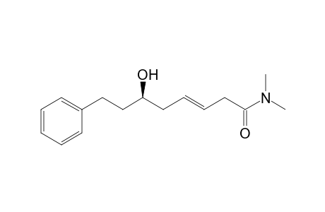 (E)-(R)-6-Hydroxy-8-phenyl-oct-3-enoic acid dimethylamide
