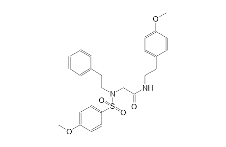 acetamide, N-[2-(4-methoxyphenyl)ethyl]-2-[[(4-methoxyphenyl)sulfonyl](2-phenylethyl)amino]-