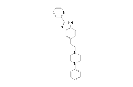 6-[2-(4-phenyl-1-piperazinyl)ethyl]-2-(2-pyridinyl)-1H-benzimidazole