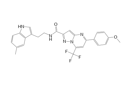 5-(4-methoxyphenyl)-N-[2-(5-methyl-1H-indol-3-yl)ethyl]-7-(trifluoromethyl)pyrazolo[1,5-a]pyrimidine-2-carboxamide