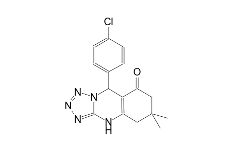 9-(4-chlorophenyl)-6,6-dimethyl-5,6,7,9-tetrahydrotetraazolo[5,1-b]quinazolin-8(4H)-one