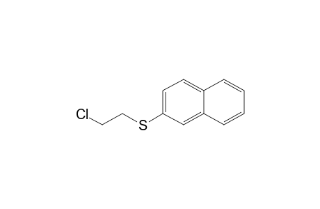 2-[(2-chloroethyl)sulfanyl]naphthalene