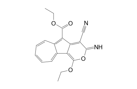 1-Cyano-4-ethoxy-2-imino-2H-3-oxa-benzo[a]azulene-10-carboxylic acid ethyl ester