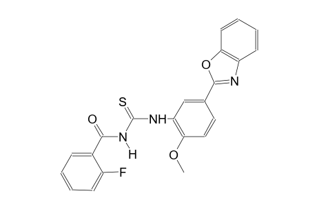 thiourea, N-[5-(2-benzoxazolyl)-2-methoxyphenyl]-N'-(2-fluorobenzoyl)-