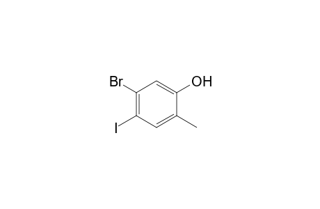 5-Bromo-4-iodo-2-methylphenol