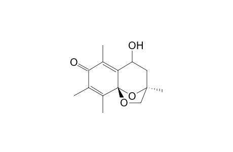 (3S,9aR)-5-Hydroxy-3,6,8,9-tetramethyl-3,9a-epoxy-2,3,4,5,7,9a-hexahydro-1-benzoxepin-7-one