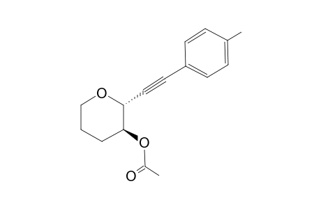(2R*,3S*)-3-Acetoxy-2-(2-p-tolyl)ethynyltetrahydropyran