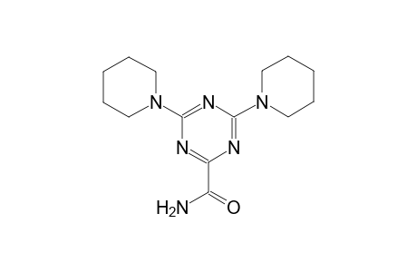 4,6-bis(1-piperidinyl)-1,3,5-triazine-2-carboxamide