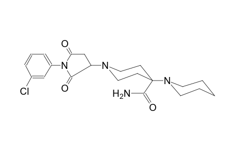 1'-(1-(3-chlorophenyl)-2,5-dioxopyrrolidin-3-yl)-[1,4'-bipiperidine]-4'-carboxamide