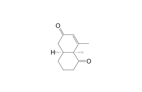 1,6(2H,5H)-Naphthalenedione, 3,4,4a,8a-tetrahydro-8,8a-dimethyl-, cis-