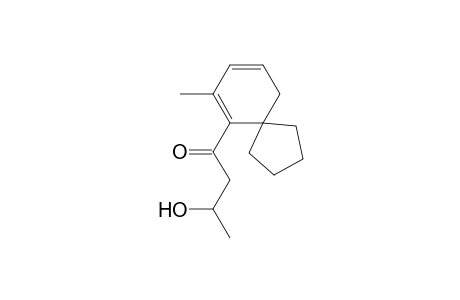 3-Hydroxy-1-(7-methylspiro[4.5]dec-6,8-dien-6-yl)butan-1-one