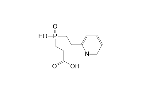3-{hydroxy[2-(2-pyridinyl)ethyl]phosphoryl}propanoic acid