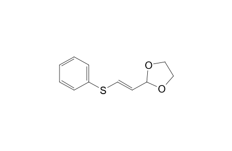 (E)-2-[2-(phenylthio)ethenyl]-1,3-dioxolane