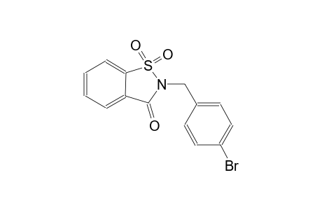 2-(4-bromobenzyl)-1,2-benzisothiazol-3(2H)-one 1,1-dioxide