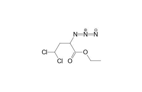 Butanoic acid, 2-azido-4,4-dichloro-, ethyl ester, (.+-.)-