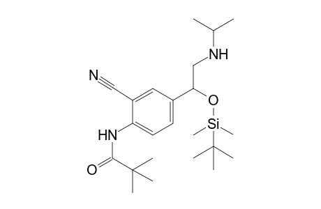 Cimaterol, N'-pivalyl, O-TBS