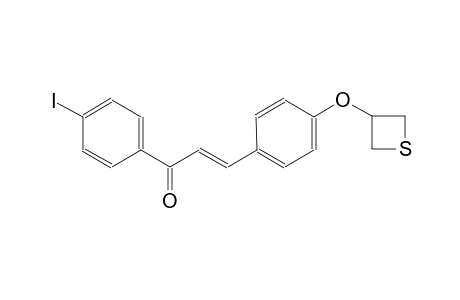 2-propen-1-one, 1-(4-iodophenyl)-3-[4-(3-thietanyloxy)phenyl]-, (2E)-