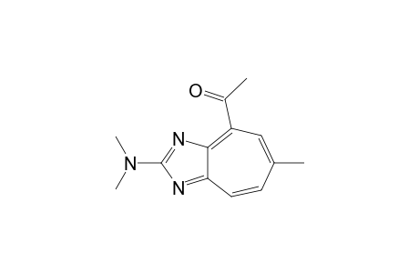 1-[2-(dimethylamino)-6-methyl-4-cyclohepta[d]imidazolyl]ethanone