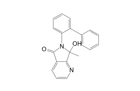 5H-Pyrrolo[3,4-b]pyridin-5-one, 6-[1,1'-biphenyl]-2-yl-6,7-dihydro-7-hydroxy-7-methyl-