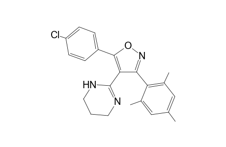 5-(4-chlorophenyl)-3-mesityl-4-(1,4,5,6-tetrahydropyrimidin-2-yl)isoxazole