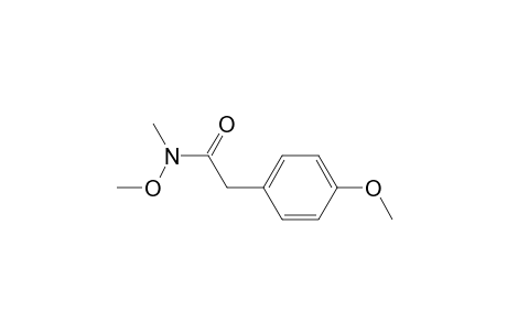 N-methoxy-2-(4-methoxyphenyl)-N-methylacetamide